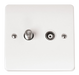 Scolmore CMA170 - Non-Isolated Satellite And Coaxial Outlet MODE Accessories Scolmore - Sparks Warehouse