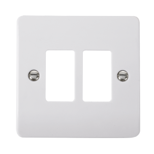 Scolmore CMA20402 - 2 Gang GridPro® Frontplate GridPro Scolmore - Sparks Warehouse