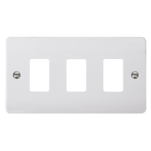 Scolmore CMA20403 - 3 Gang GridPro® Frontplate GridPro Scolmore - Sparks Warehouse