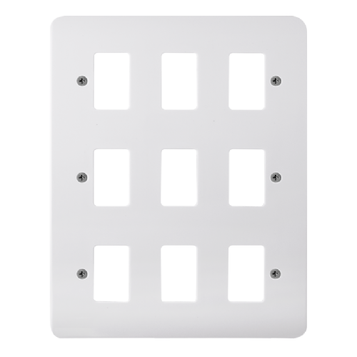 Scolmore CMA20509 - 9 Gang GridPro® Frontplate GridPro Scolmore - Sparks Warehouse