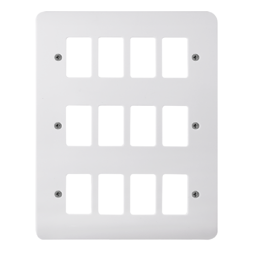Scolmore CMA20512 - 12 Gang GridPro® Frontplate GridPro Scolmore - Sparks Warehouse