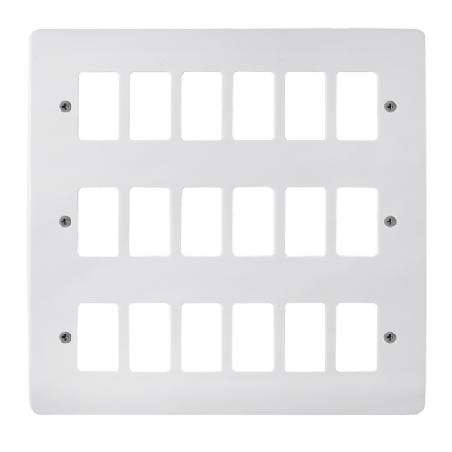 Scolmore CMA20518 - 18 Gang GridPro® Frontplate GridPro Scolmore - Sparks Warehouse