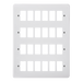 Scolmore CMA20524 - 24 Gang GridPro® Frontplate GridPro Scolmore - Sparks Warehouse