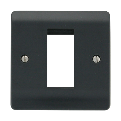 Scolmore CMA310AG - 1 Gang Plate - 1 Aperture Mode Part M Scolmore - Sparks Warehouse