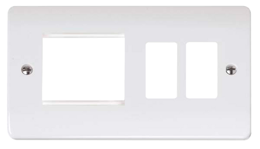 Scolmore CMA31102 Gridpro Mode - Frontplates Cma 2+2 Combi Plate  Scolmore - Sparks Warehouse