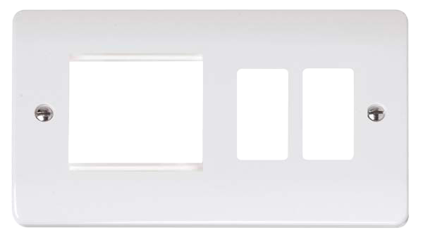 Scolmore CMA31102 Gridpro Mode - Frontplates Cma 2+2 Combi Plate  Scolmore - Sparks Warehouse