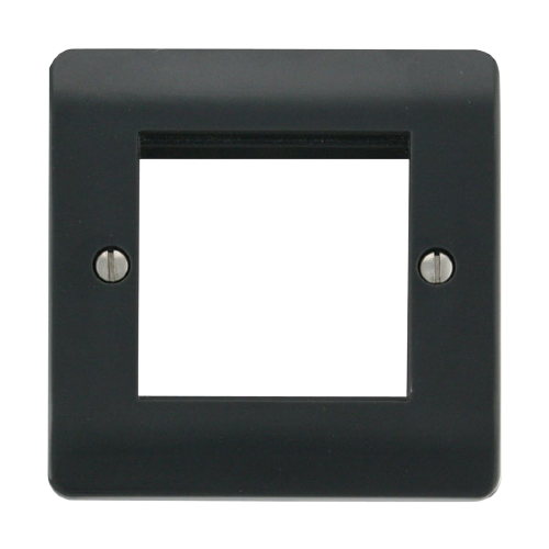 Scolmore CMA311AG - 1 Gang Plate - 2 Apertures Mode Part M Scolmore - Sparks Warehouse