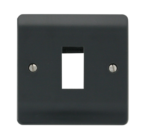Scolmore CMA401AG - 1 Gang Plate - 1 Aperture Mode Part M Scolmore - Sparks Warehouse