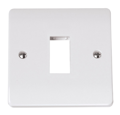 Scolmore CMA401 - 1 Gang Plate - 1 Aperture MODE Accessories Scolmore - Sparks Warehouse