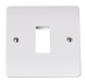 Scolmore CMA401 - 1 Gang Plate - 1 Aperture MODE Accessories Scolmore - Sparks Warehouse