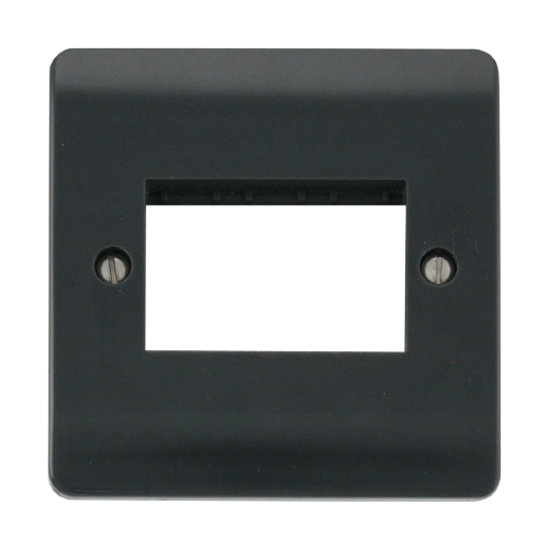 Scolmore CMA403AG - 1 Gang Plate - 3 Apertures Mode Part M Scolmore - Sparks Warehouse