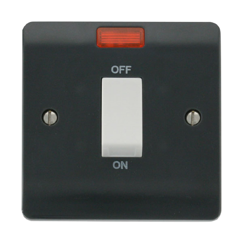 Scolmore CMA501AG - 45A 1 Gang DP Switch With Neon Mode Part M Scolmore - Sparks Warehouse