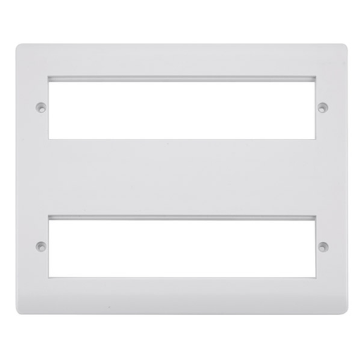 Scolmore CMA616 New Media Unfurnished Plates - Mode 16 Module Urea Front Plate & Yokes- Mode  Scolmore - Sparks Warehouse