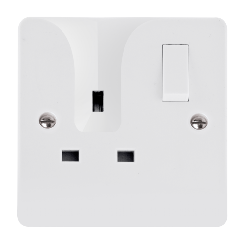 Scolmore CMA735 - 13A 1 Gang DP Switched Locating Plug Socket MODE Accessories Scolmore - Sparks Warehouse