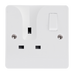 Scolmore CMA735 - 13A 1 Gang DP Switched Locating Plug Socket MODE Accessories Scolmore - Sparks Warehouse