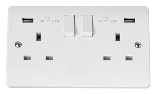 Scolmore CMA780 Mode Sockets - Usb 2g Skt Usb 4.2a Mode  Scolmore - Sparks Warehouse