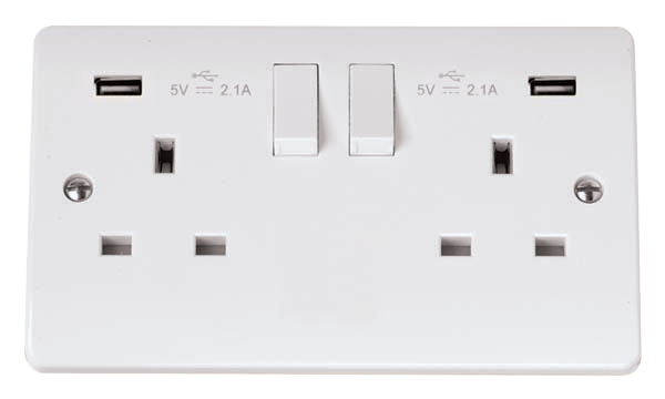 Scolmore CMA780 Mode Sockets - Usb 2g Skt Usb 4.2a Mode  Scolmore - Sparks Warehouse