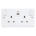 Scolmore CMA786 Mode Sockets - Usb Type C 2g 13a Type A & C Usb Skt 4.2a Cma  Scolmore - Sparks Warehouse