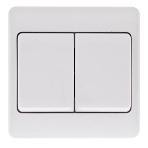 Scolmore CMA812 - 10AX 2 Gang 2 Way Wide Rocker Switch MODE Accessories Scolmore - Sparks Warehouse
