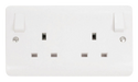 Scolmore CMA836 - 13A 2 Gang DP Out Board Switched Socket MODE Accessories Scolmore - Sparks Warehouse