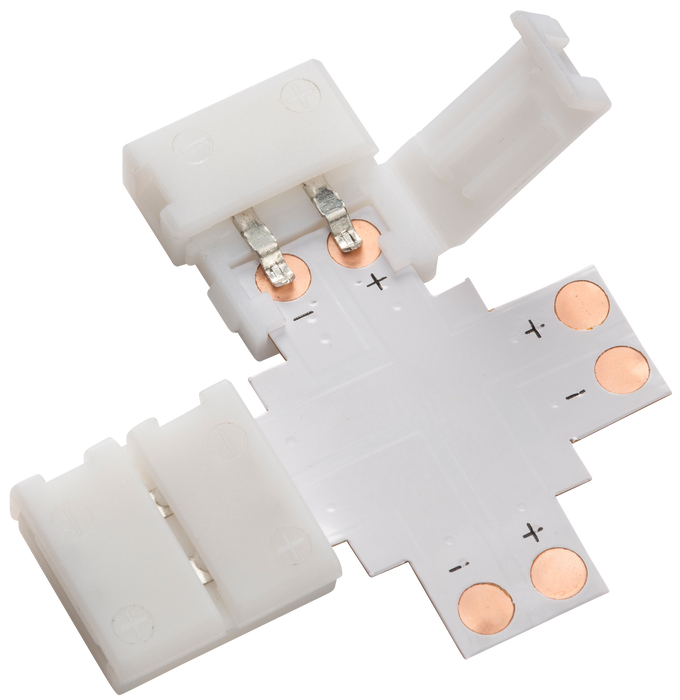 Knightsbridge CONX2P 12V / 24V LED Flex 4-way connector - Single Colour ML Knightsbridge - Sparks Warehouse