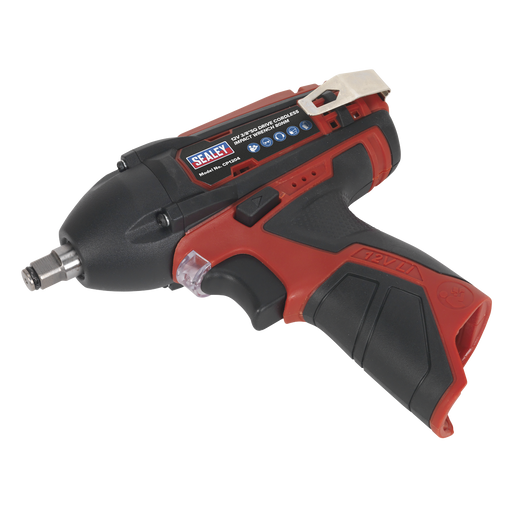 Sealey - CP1204 Cordless Impact Wrench 3/8"Sq Drive 80Nm 12V Li-ion - Body Only Electric Power Tools Sealey - Sparks Warehouse