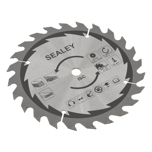 Sealey - CP20VCS.03 24tpu Cut-Off Saw Blade Ø150 x 1.6mm/Ø10mm Electric Power Tools Sealey - Sparks Warehouse