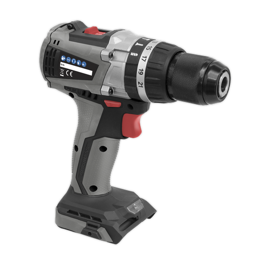 Sealey - CP20VDDX Brushless Hammer Drill/Driver Ø13mm 20V - Body Only Electric Power Tools Sealey - Sparks Warehouse