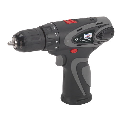 Sealey - CP6014 Drill/Driver Ø10mm 2-Speed 14.4V Li-ion - Body Only Electric Power Tools Sealey - Sparks Warehouse
