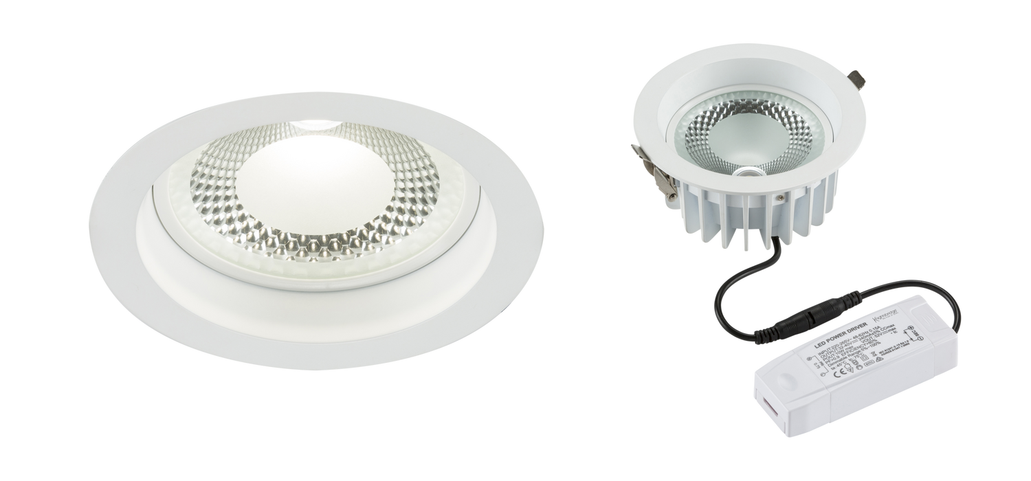 Knightsbridge CRDL10 230V 10W COB LED Recessed Commercial Downlight 4000K ML Knightsbridge - Sparks Warehouse