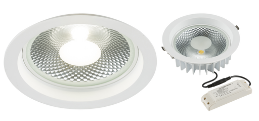 Knightsbridge CRDL30 230V 30W COB LED Recessed Commercial Downlight 4000K ML Knightsbridge - Sparks Warehouse