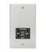 Knightsbridge CS89BC 115/230V Dual Voltage Shaver Socket with Black Insert - Square Edge Brushed Chrome Shaver Socket Knightsbridge - Sparks Warehouse
