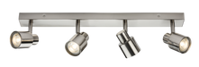Knightsbridge CSP4BC 230V GU10 Quad Bar Spotlight - Brushed Chrome ML Knightsbridge - Sparks Warehouse