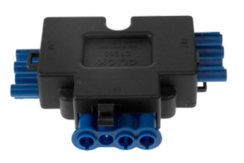 Scolmore CT350 - 250V 20A 4 Pin Splitter (1 in 2 Out) Essentials Scolmore - Sparks Warehouse