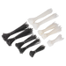 Sealey - CT600BW Cable Tie Assortment Black/White Pack of 600 Consumables Sealey - Sparks Warehouse