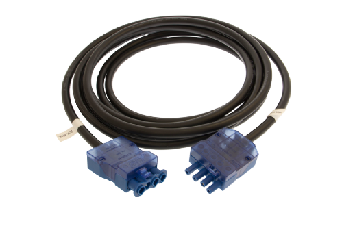 Scolmore CT845 - 20A 4 Pole 2.5mm Male To Female LSZH 5m - Black Essentials Scolmore - Sparks Warehouse