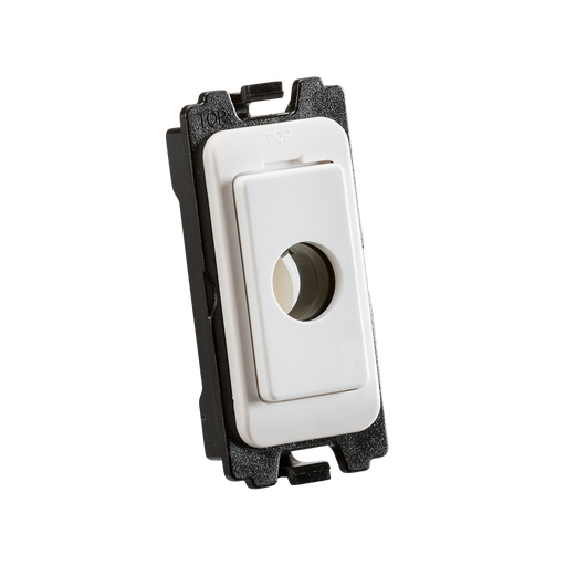 Knightsbridge CUGM16 Flex outlet module (up to 10mm) Knightsbridge Grid Knightsbridge - Sparks Warehouse