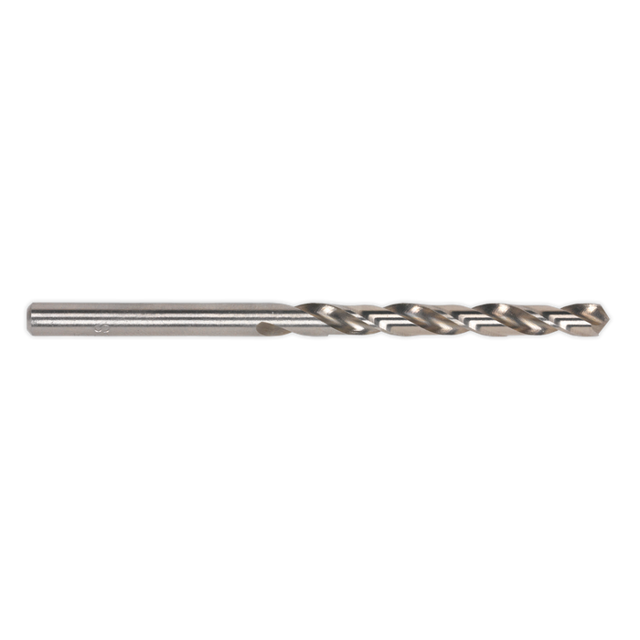 Sealey - DB025FG HSS Fully Ground Drill Bit 2.5mm Pack of 10 Consumables Sealey - Sparks Warehouse