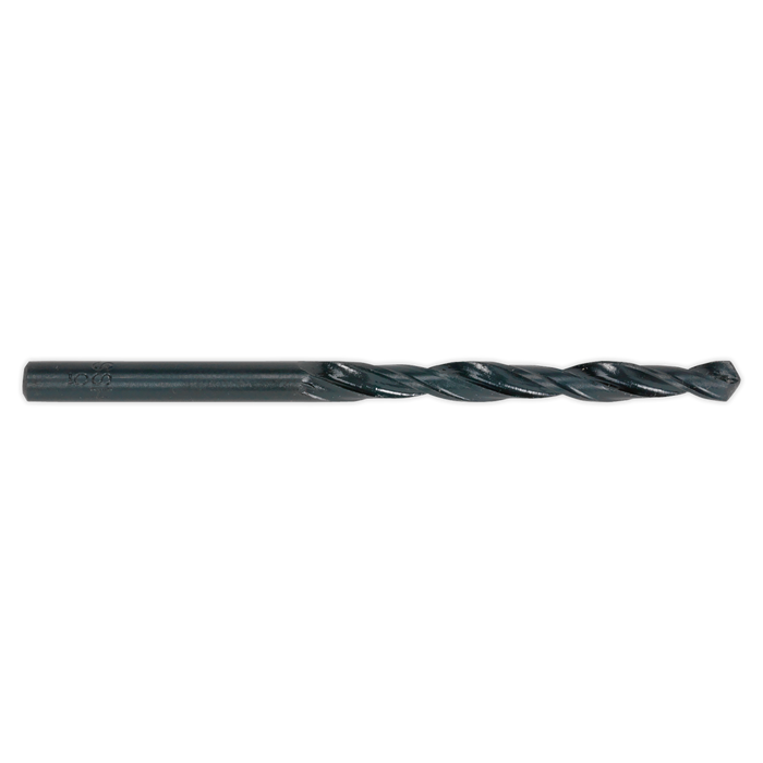 Sealey - DB060RF HSS Roll Forged Drill Bit 6mm Pack of 10 Consumables Sealey - Sparks Warehouse