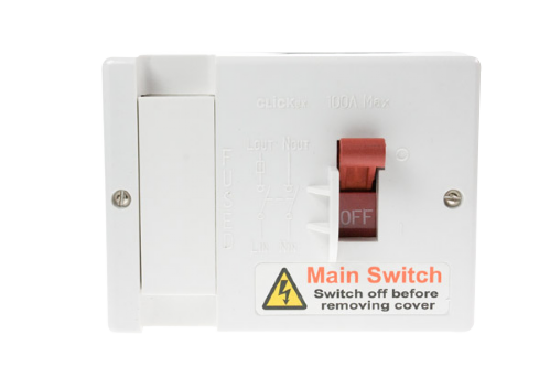 Scolmore DB751 - 80A Fused (100A Max) Main Switch (Lockable) Essentials Scolmore - Sparks Warehouse