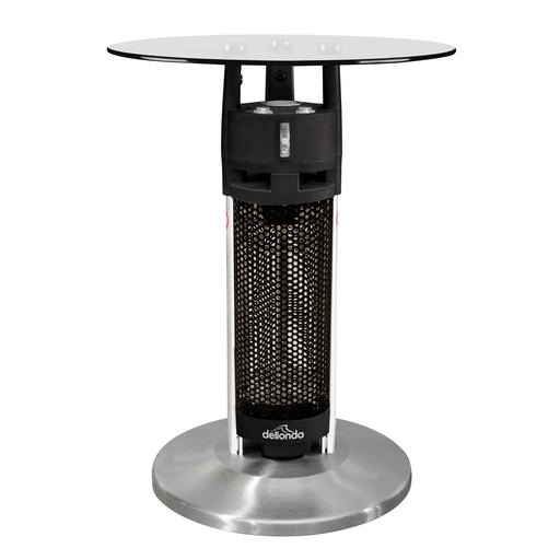 DG62 Bistro Table Heater, LED & Sensors, Glass Top, 65cm Outdoor Heaters Dellonda - Sparks Warehouse