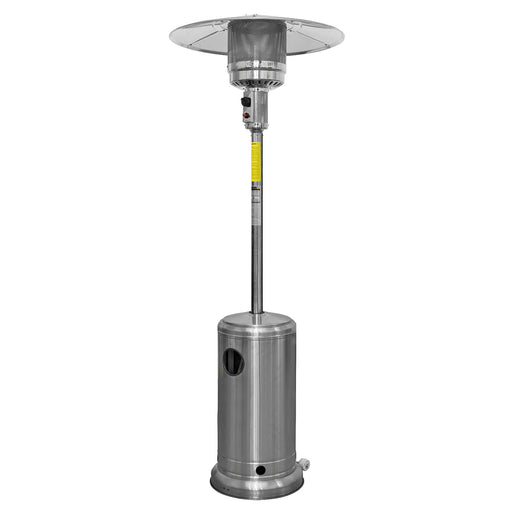 DG2 Propane Gas Tower Patio Heater 13kW Stainless Steel Outdoor Heaters Dellonda - Sparks Warehouse