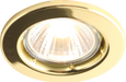 Knightsbridge DGZ10B Open Recessed Fixed GU10 Downlight -Brass Recessed Spot Lights Knightsbridge - Sparks Warehouse