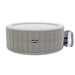DL90 2-4 Person Inflatable Hot Tub Spa & Smart Pump - Grey Rattan Trampolines, Pools And Spas Dellonda - Sparks Warehouse