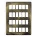 Scolmore DPAB20524 - 24 Gang GridPro® Frontplate - Antique Brass GridPro Scolmore - Sparks Warehouse