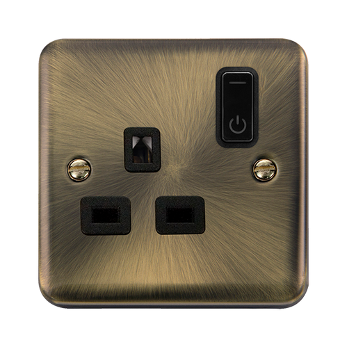 Scolmore Dpab30535bk Ingot 13a 1g Rf Smart Socket Deco+ Ab Bk Smart Socket Scolmore - Sparks Warehouse