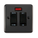 Scolmore DPBN024BK - 20A DP Sink/Bath Switch With Neon - Black Deco Plus Scolmore - Sparks Warehouse