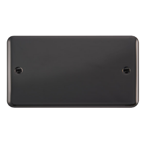 Scolmore DPBN061 - 2 Gang Blank Plate Deco Plus Scolmore - Sparks Warehouse
