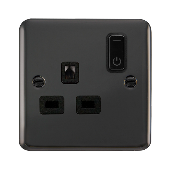 Scolmore Dpbn30535bk Ingot 13a 1g Rf Smart Socket Deco+ Bn Bk Smart Socket Scolmore - Sparks Warehouse