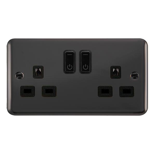 Scolmore Dpbn30536bk Ingot 13a 2g Rf Smart Socket Deco+ Bn Bk Smart Socket Scolmore - Sparks Warehouse